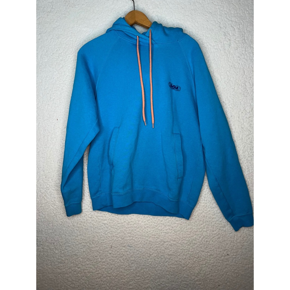 Nike LeBron James Strive For Greatness Hoodie Blue Orange DQ6129-446 Mens‎ Small